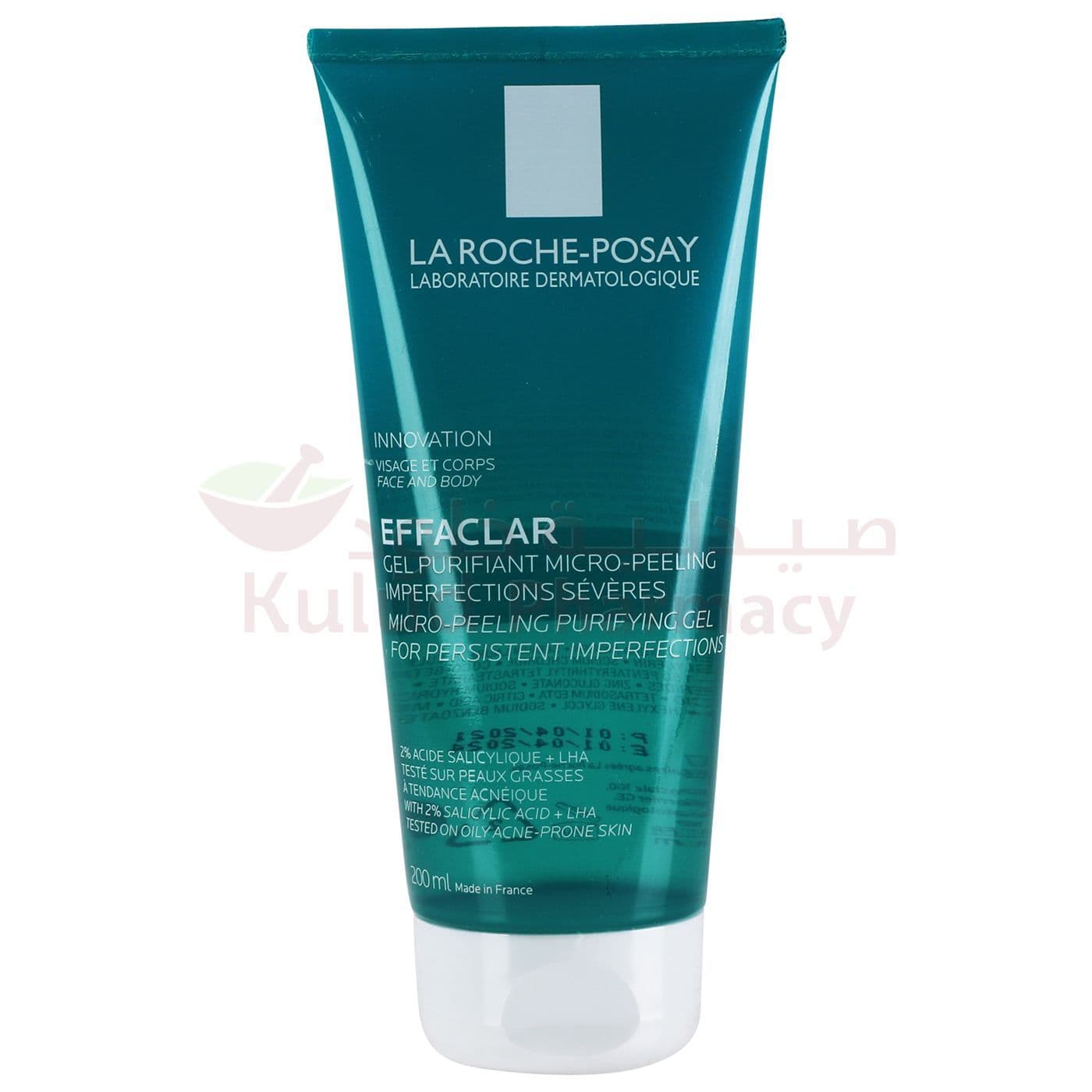 La Roche-Posay Effaclar Micropeeling Cleansing Gel with Salicylic Acid For Oily Skin 200ml 200 ML