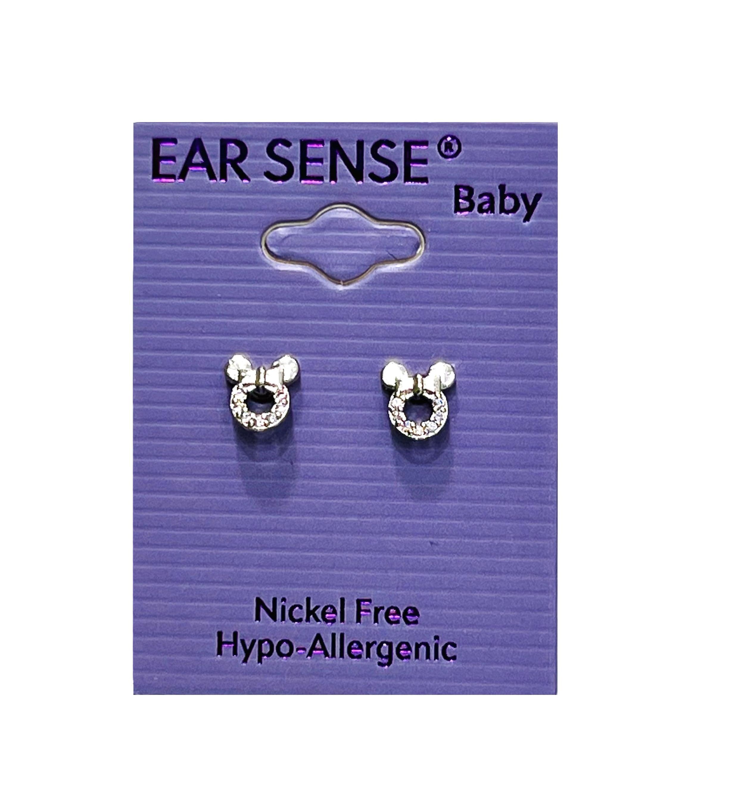 Ear Sense Nickle Free Hypo Allergenic Baby Ear Ring Model 02 Silver