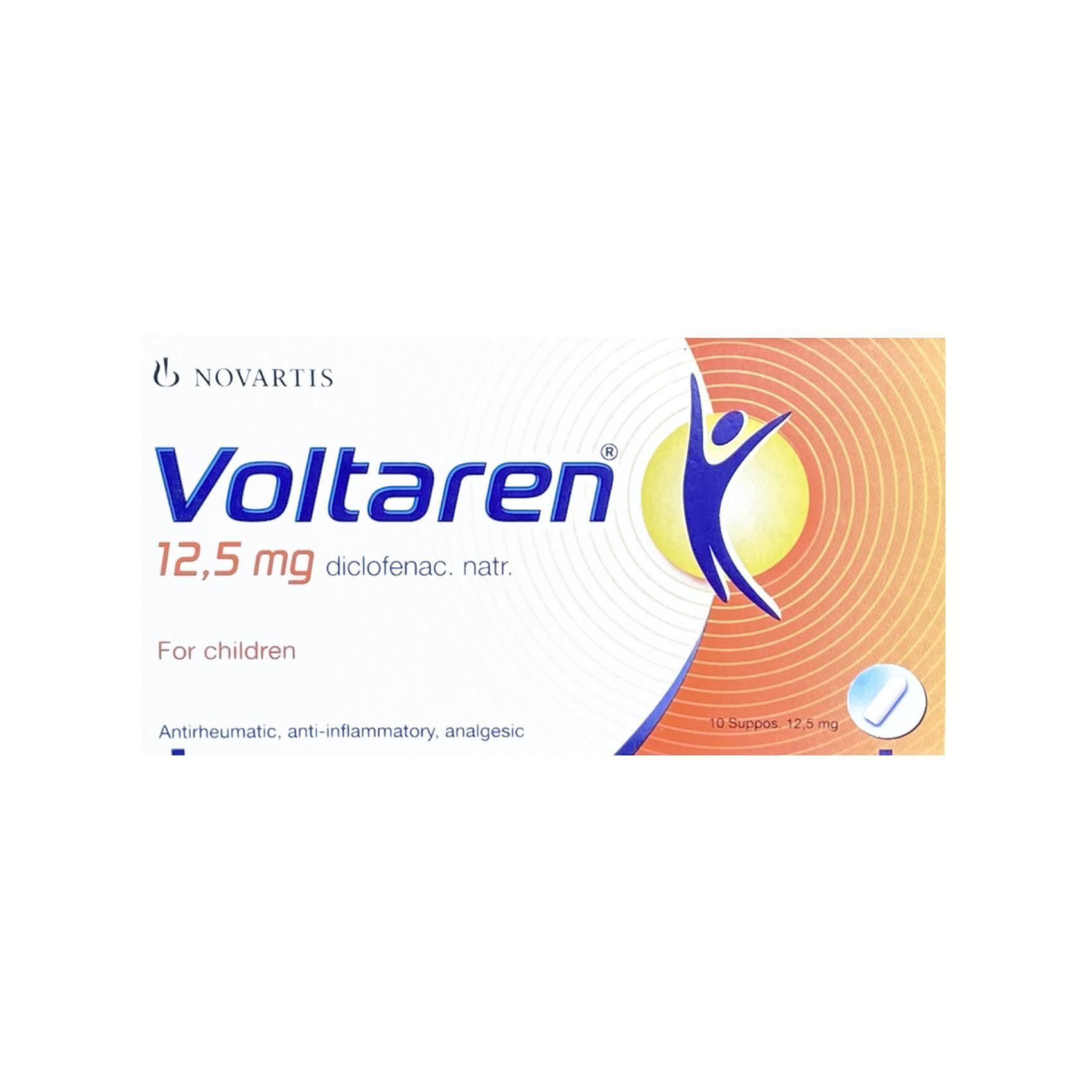 Voltaren 12.5Mg Supp 10'S