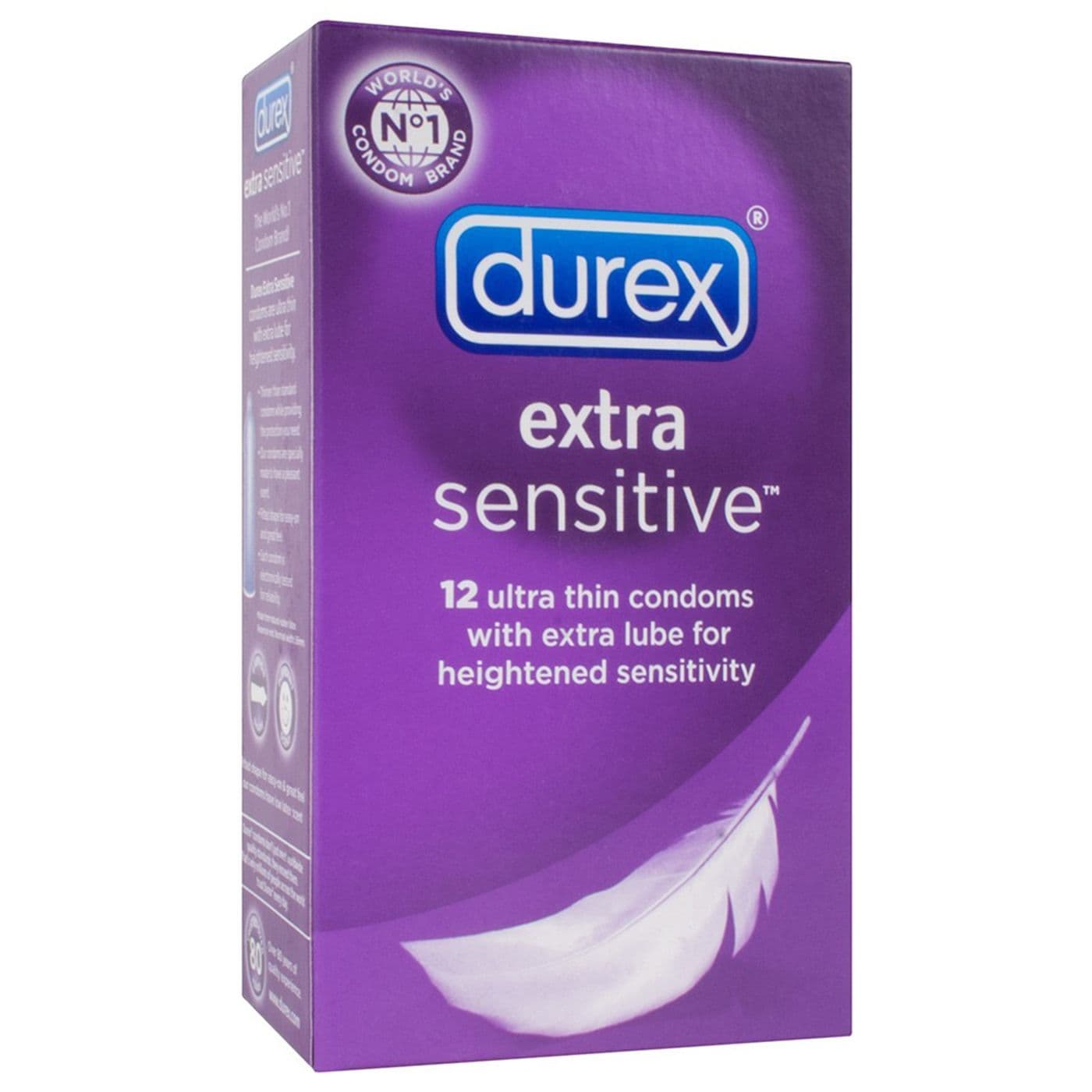 Durex Ultra Fine With Extra Lube Condom  12 PC