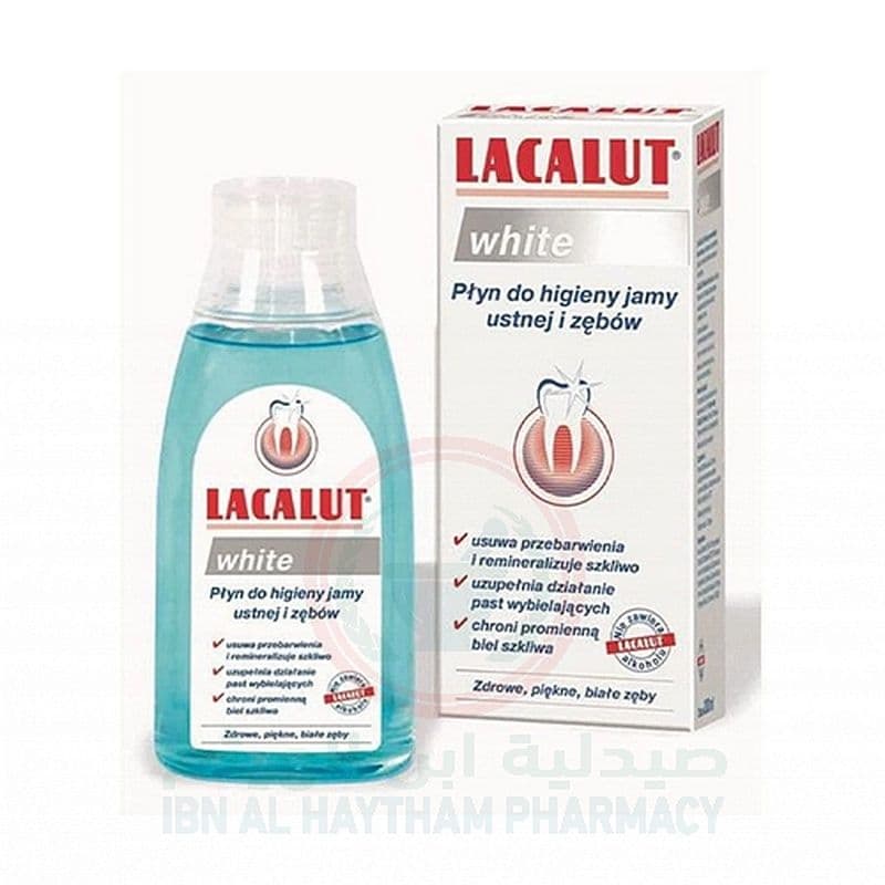 Lacalut White Mouthwash 300Ml