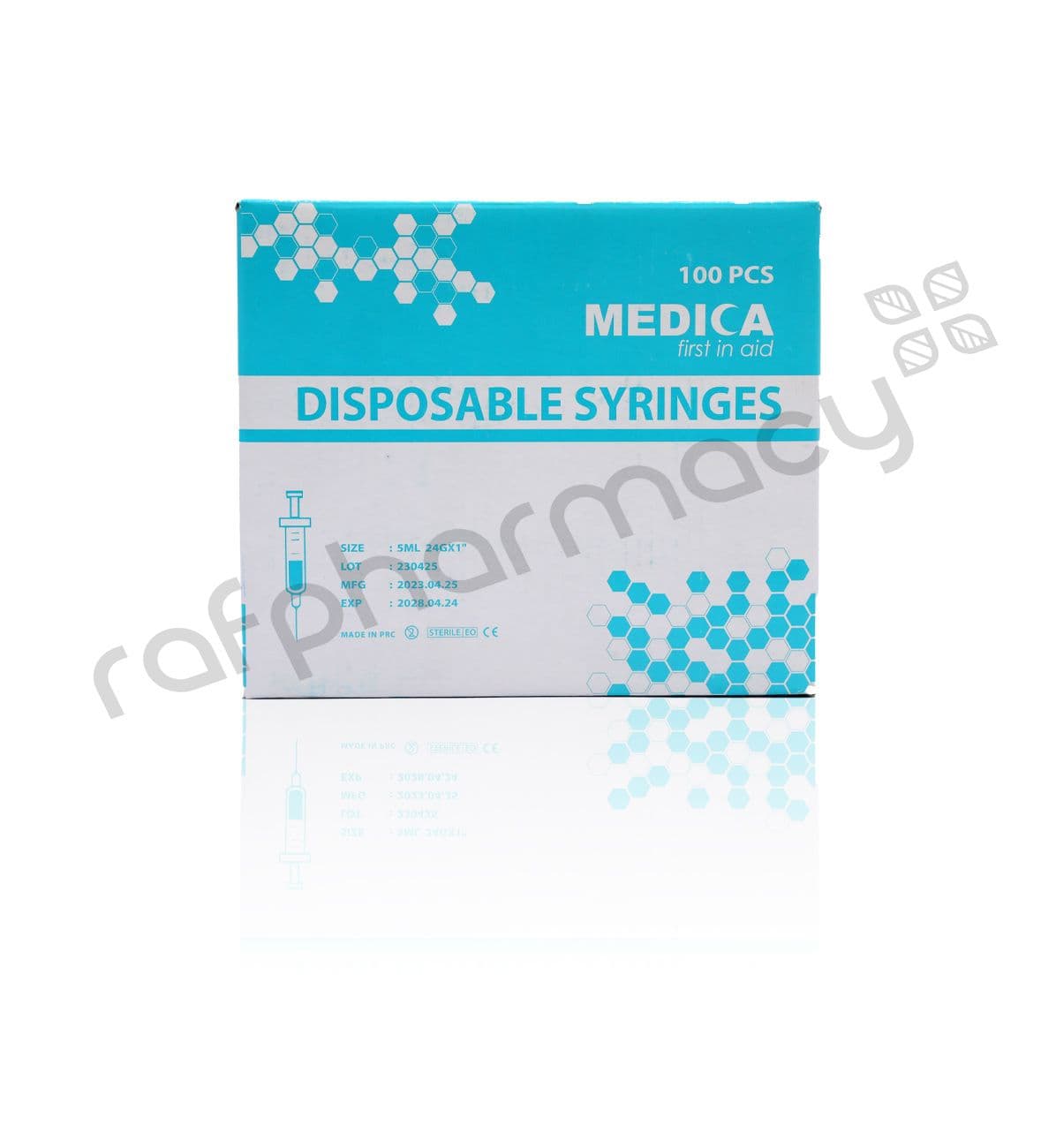 Medica Disposable Syringe (5 ml, 24G, 100's)