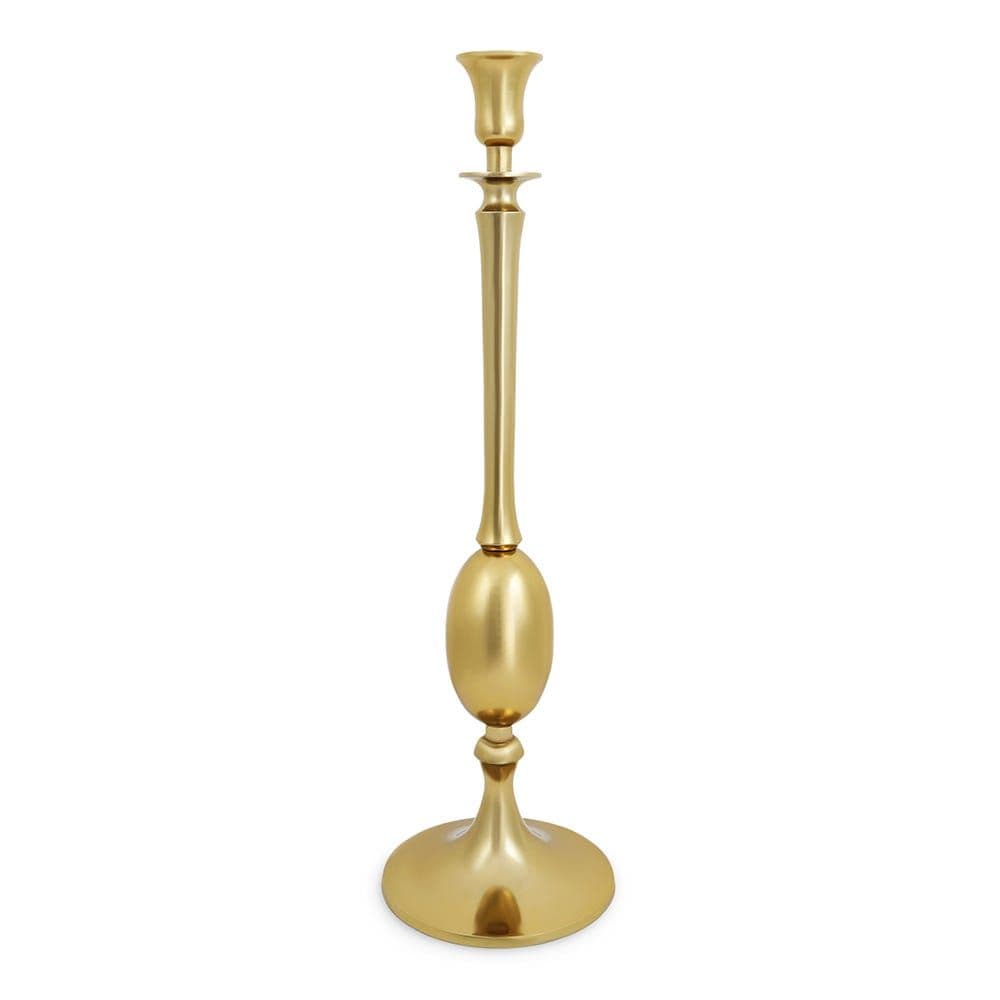 Plat Candle Holder, Gold - 15X51 Cm