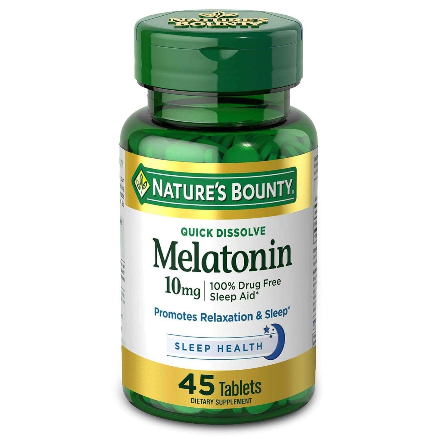 Nature S Bounty Melatonin 10 Mg Tab 45 S