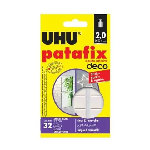 Uhu Patafix Deco Extra Strong Glue Pads 32Pieces