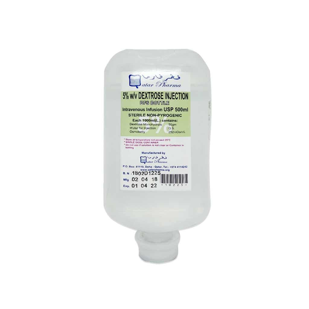 Q-P Dextrose 5% Bottle 500Ml