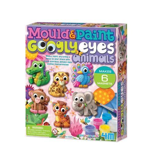 4M Mould & Paint Googly Eyes Animals