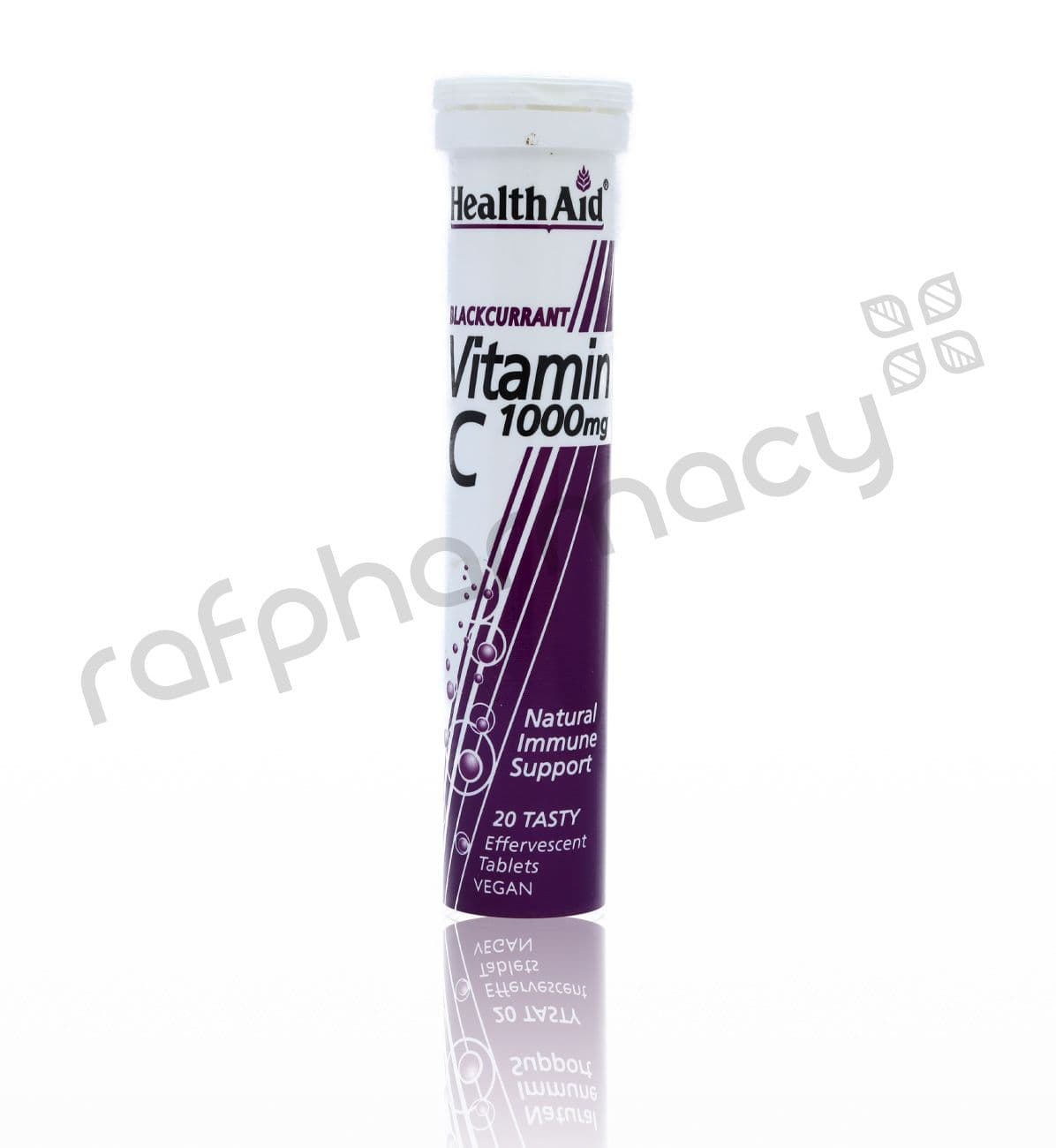 H-Aid Vitamin C 1000Mg Blackcurrant Eff.Tab 20'S