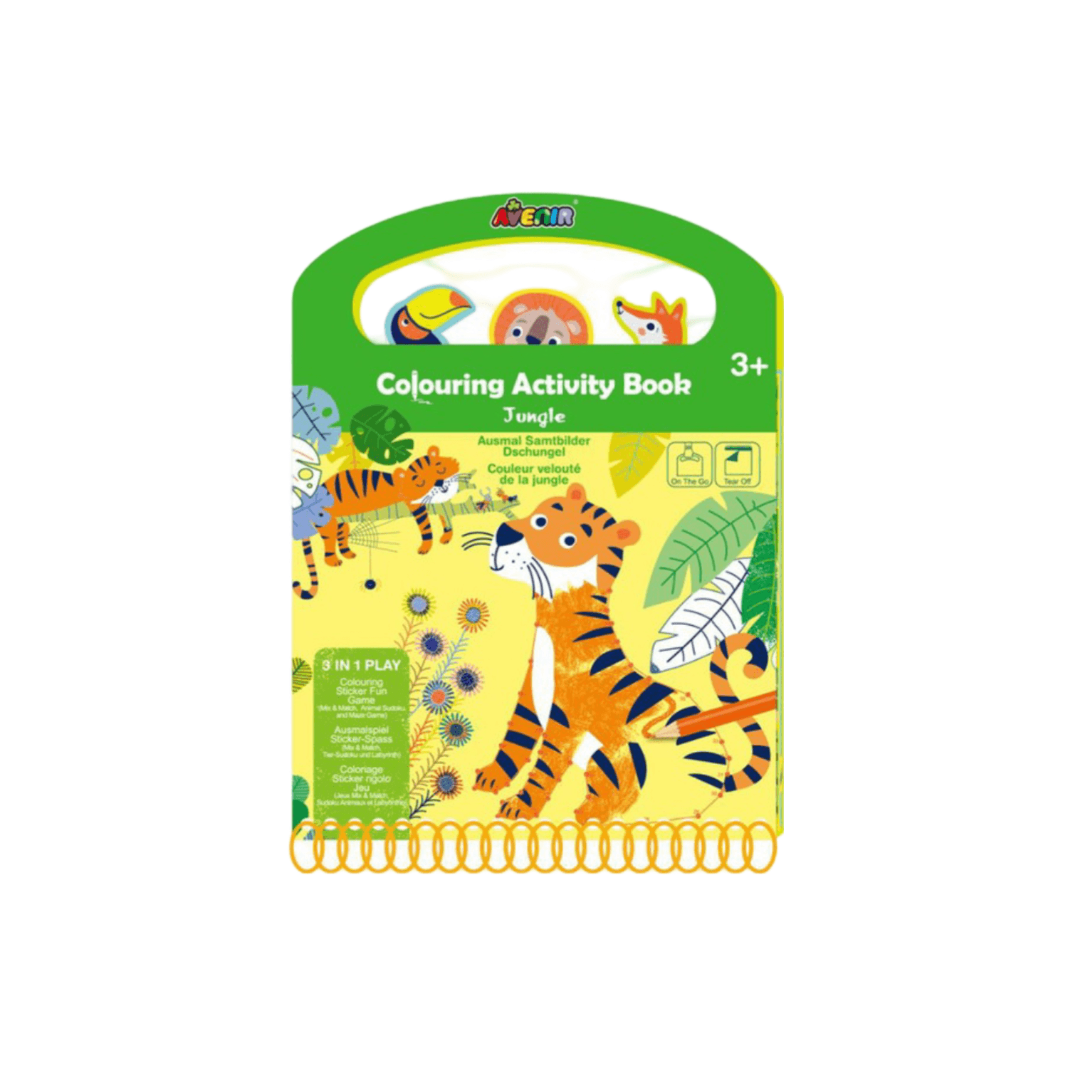 Avenir Colouring Activity Book - Jungle