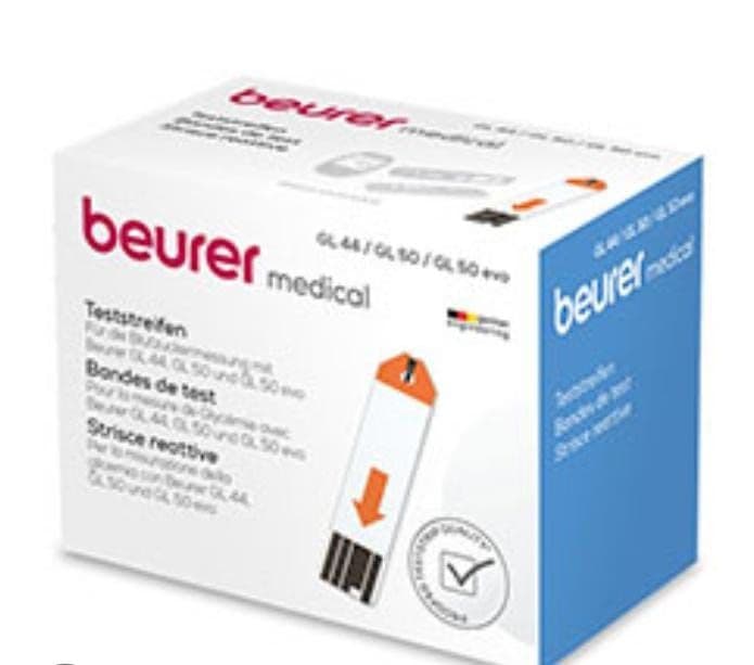 Beurer Gl44 Glucose Test Strips 50'S