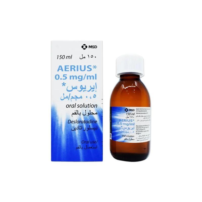 Aerius 0.5Mg/Ml Oral Solution 150Ml