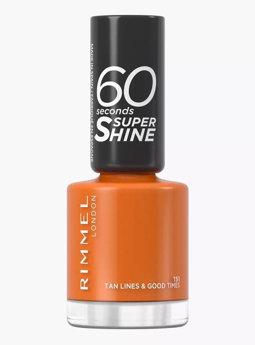 Rimmel London 60 Sec Super Shine Nail Polish 151 Tan Lines 8 Ml