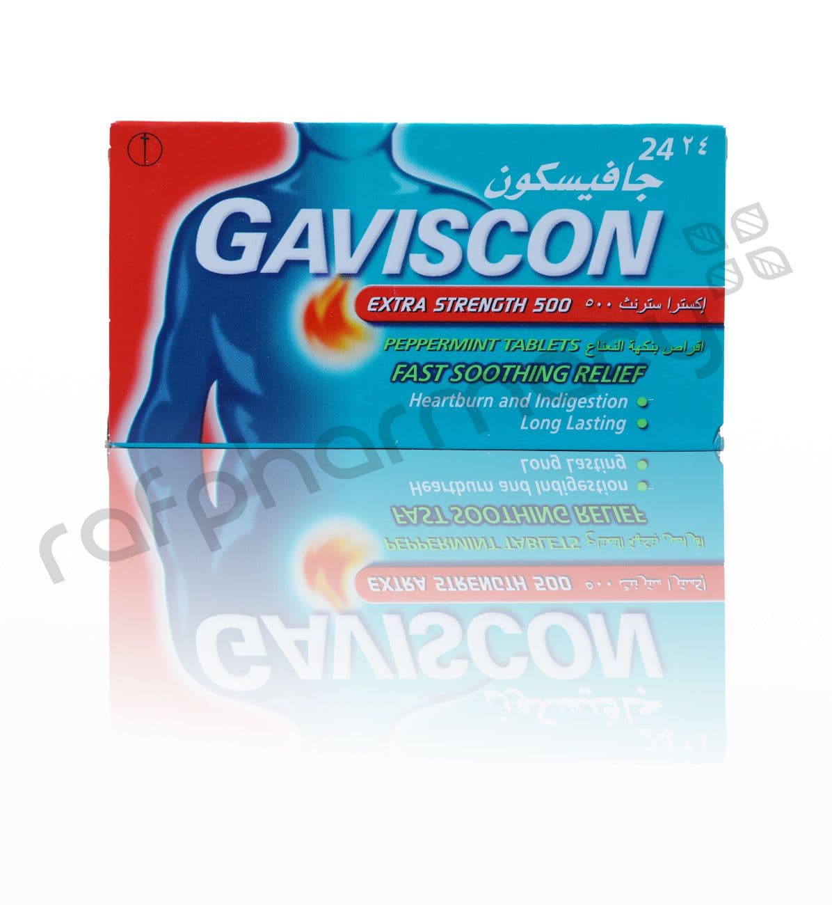 Gaviscon 500Mg Extra Strength Tab 1X24'S