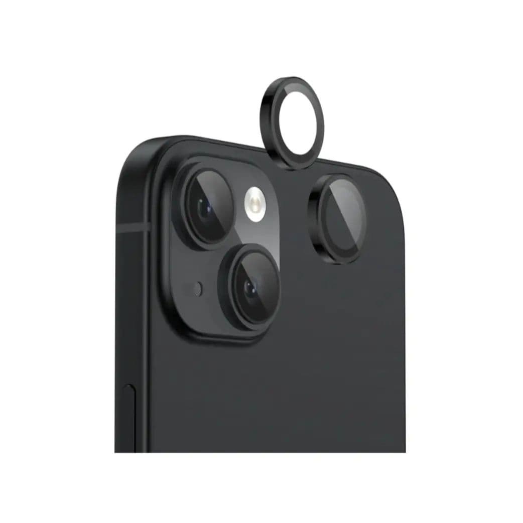 iPhone 15 / 15 Plus Anti-Glare Camera Glass Protector Black - Bodyguardx