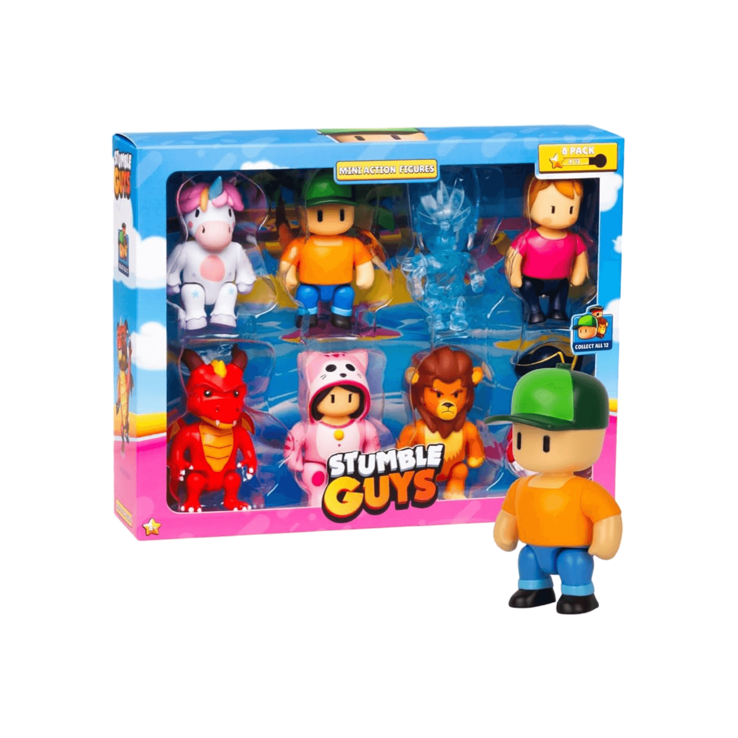 Stumble Guys Mini Action Figure 38-Pack Dleluxe Assorted