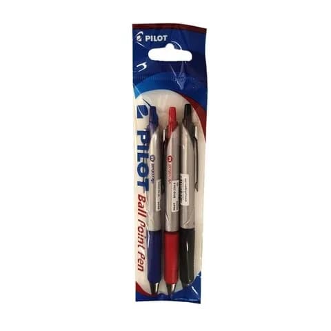 Pilot Acroball Ballpoint Pen Bpab25S3 3Pieces Blue