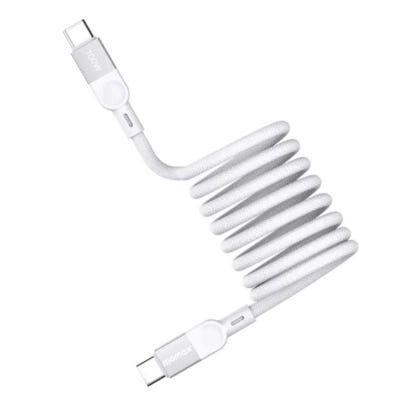 Momax Elite Mag Link 100W Usb-C To Usb-C Magnetic Cable 1M (Color: White)