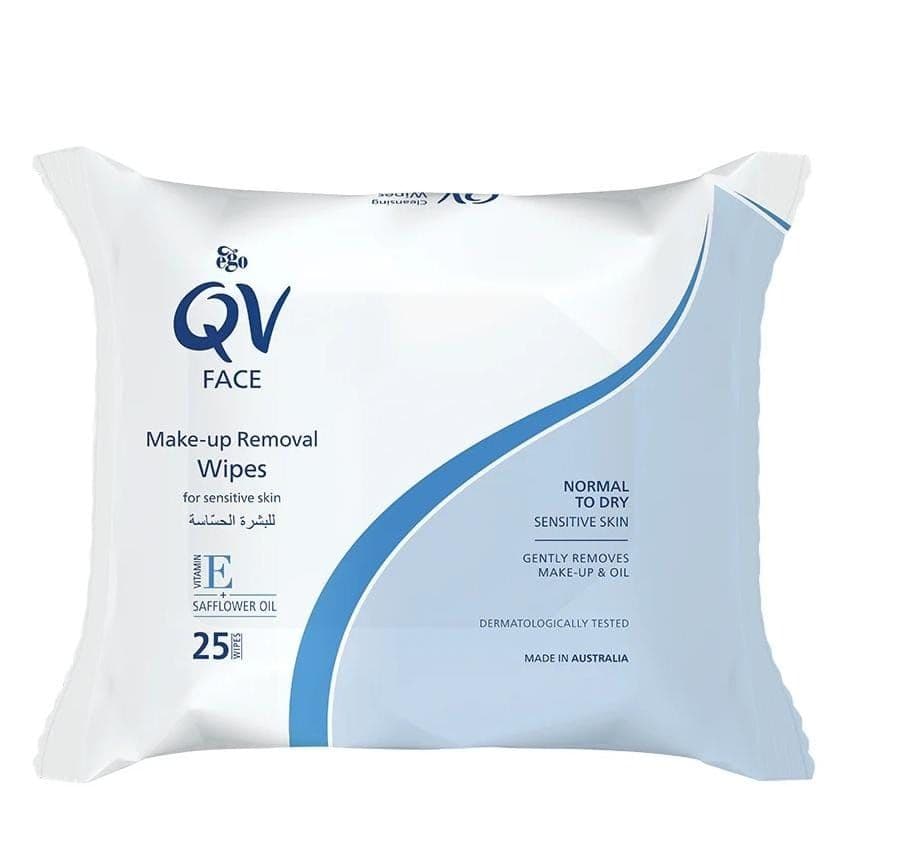 Qv Face Make Up Removal Wipes 25'S Pack