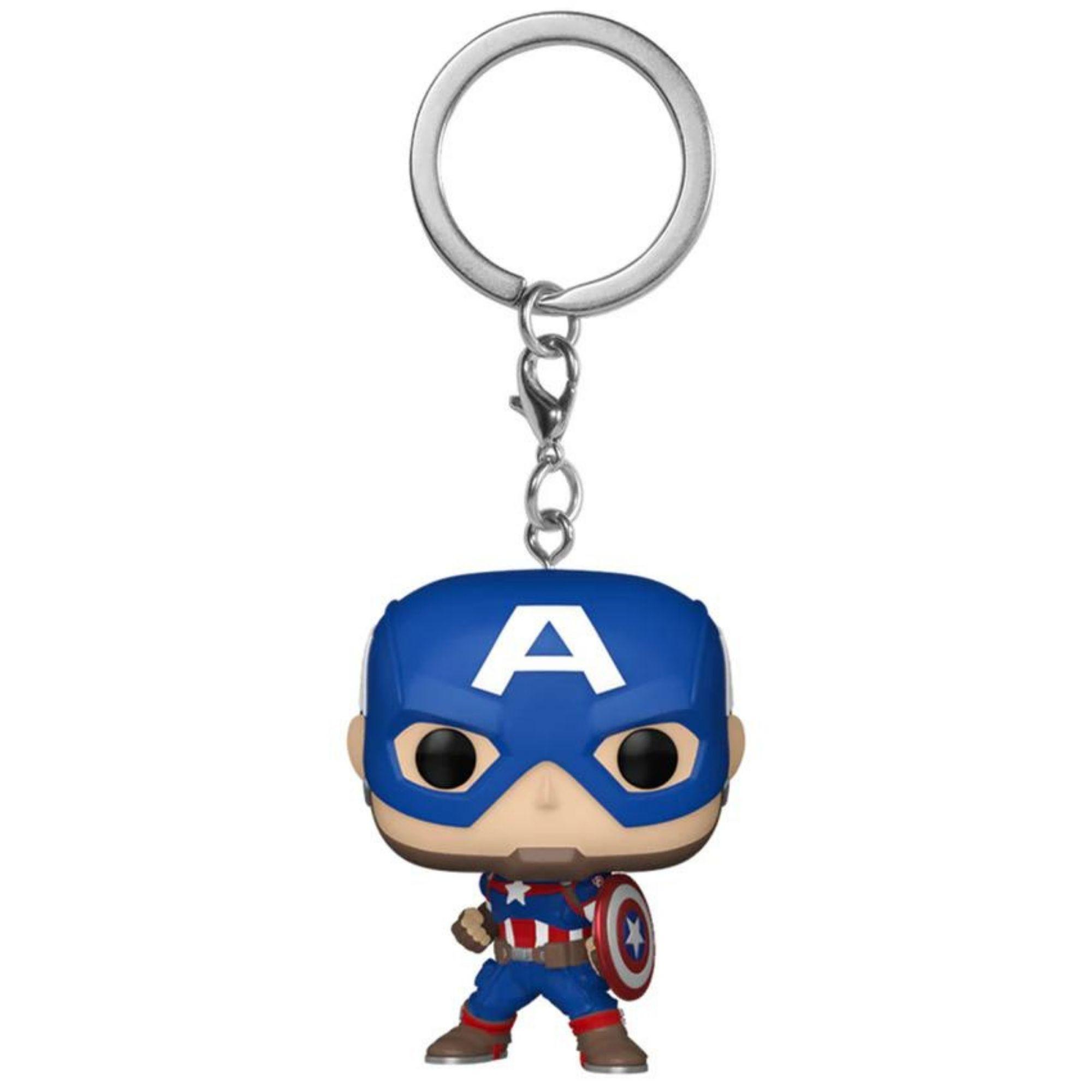 Funko Pop! Marvel New Classics Captain America Pocket Pop! Keychain ( 10.02 Cm )