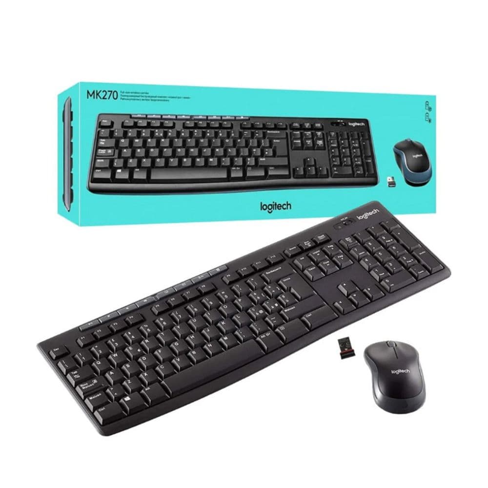 Logitech Wireless Keyboard+Mouse Mk270