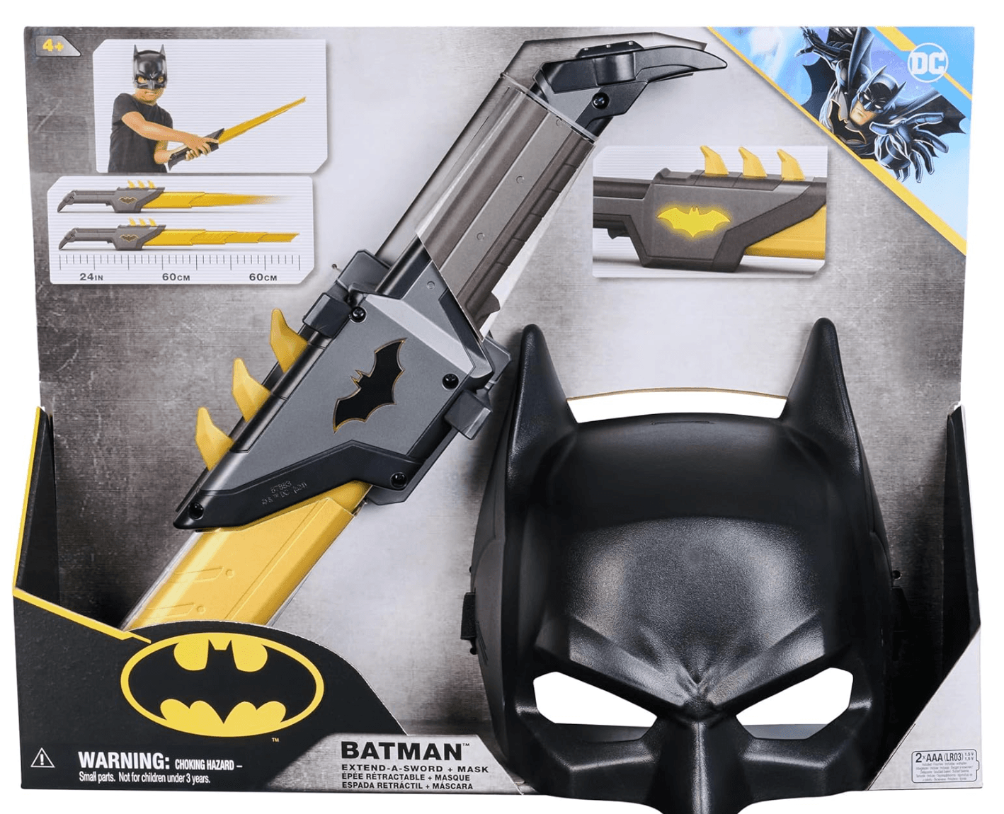 Dc Batman Extend-A-Sword And Mask Set (61 Cm)