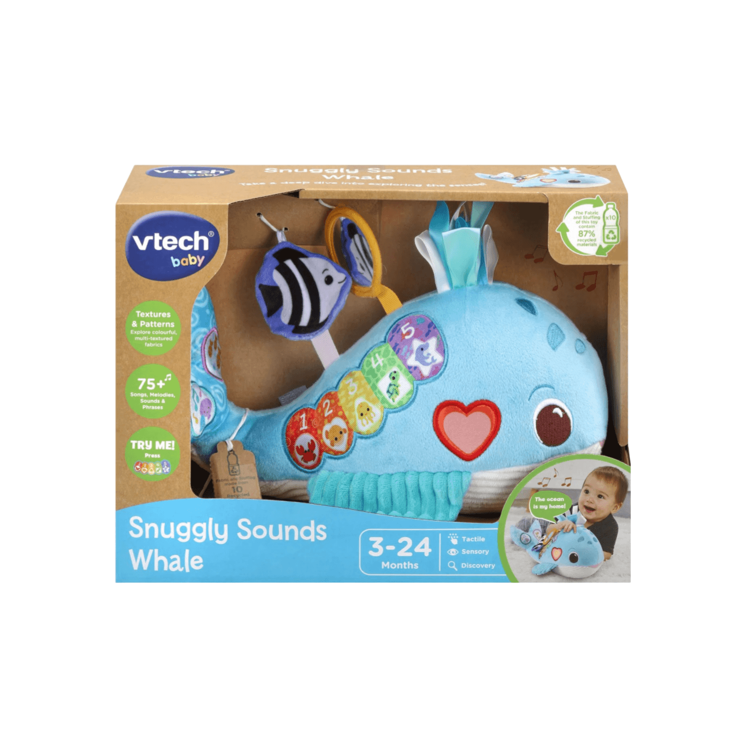 Vtech Snuggly Sounds Whale (Vtuk)