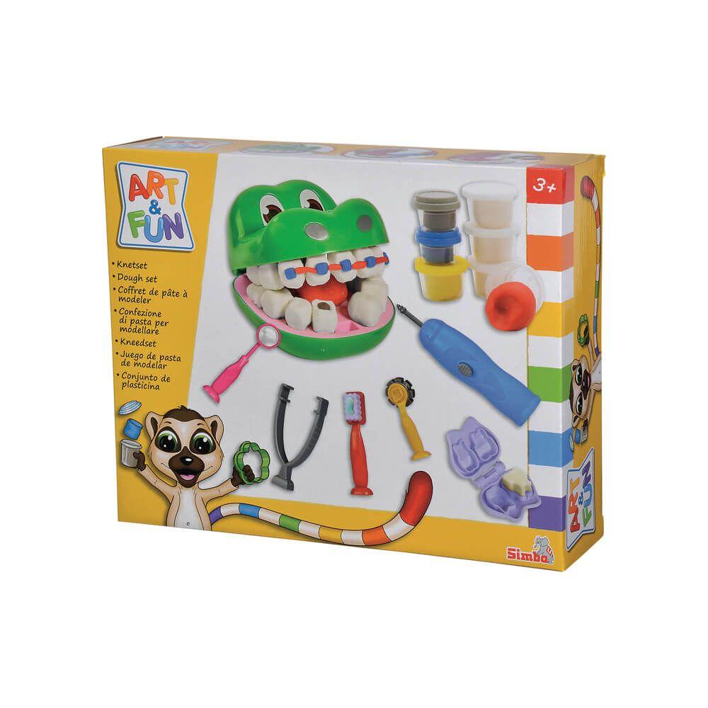 Simba Art & Fun Crocodile Dentist Dough Set