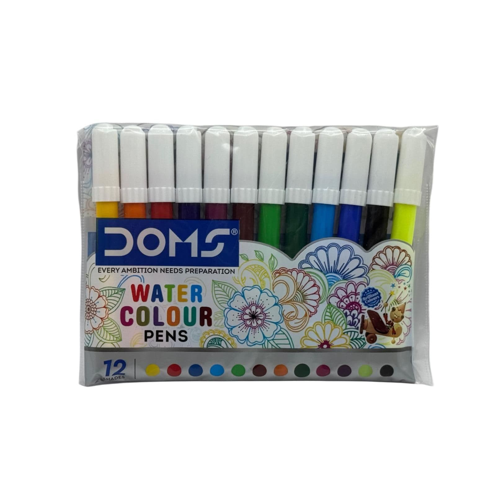 Doms Mini Water Color Pens Set (12 Pens)