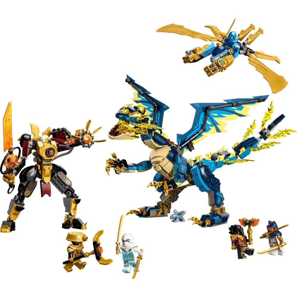 Lego Ninjago Elemental Dragon Vs. The Empress Mech 71796 Building Toy Set (1038 Pieces)