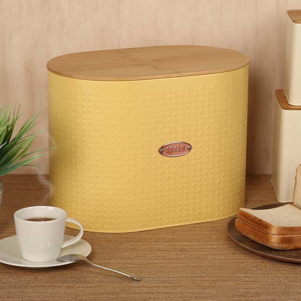 Hammered Bread Storage, Matt Yellow