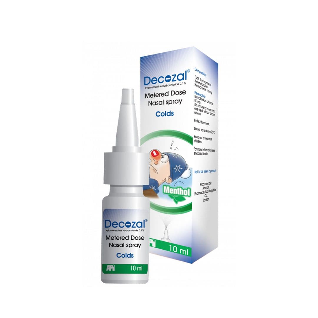 Decozal Menthol Metered Dose Nasal Spray 10Ml 