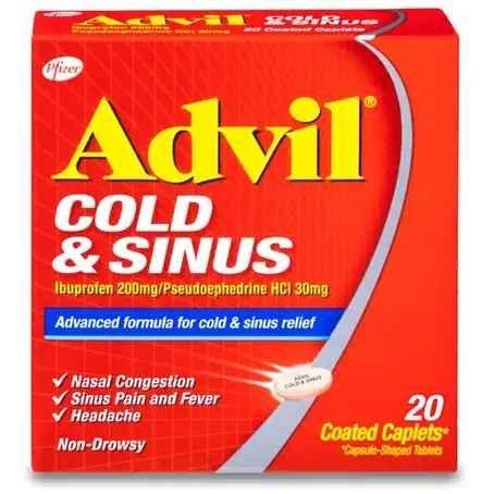 Advil Cold & Sinus 20 Caplets