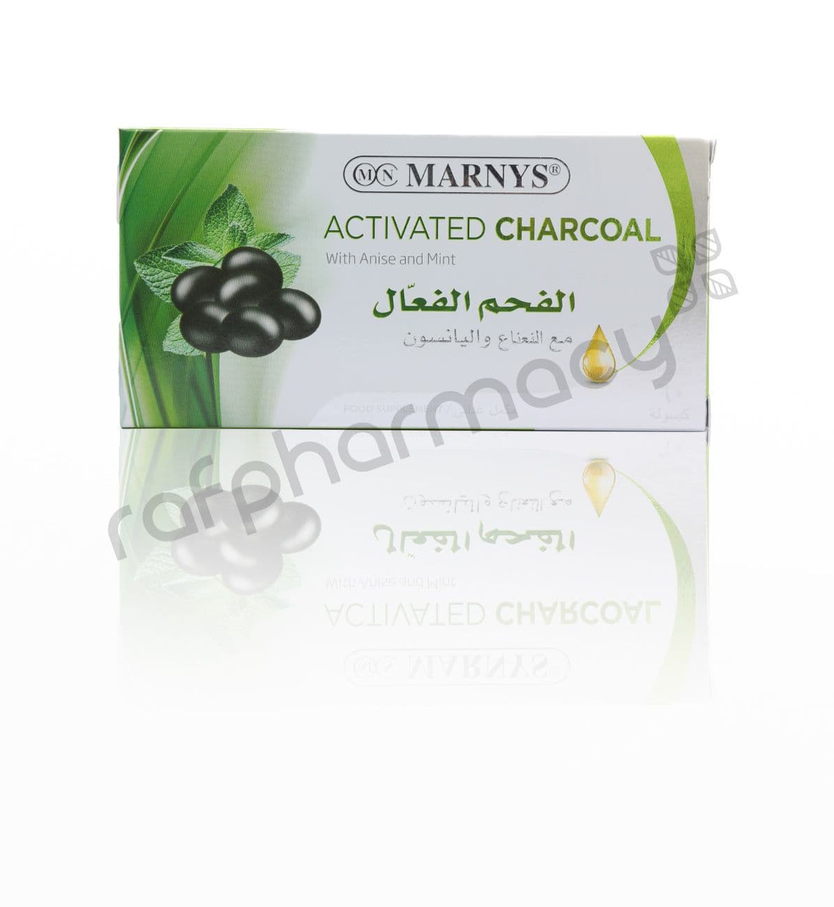 Marny'S Activated Charcoal Cap 3X20 60'S