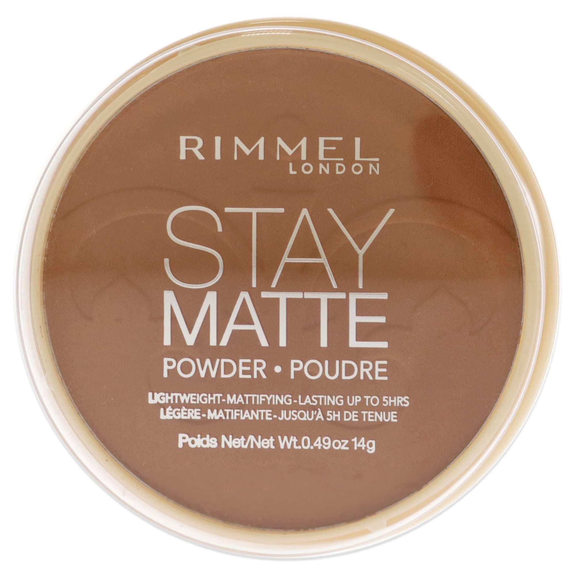 Rimmel London Stay Matte Lightweight Mattifying Powder 025 Toffee 14G