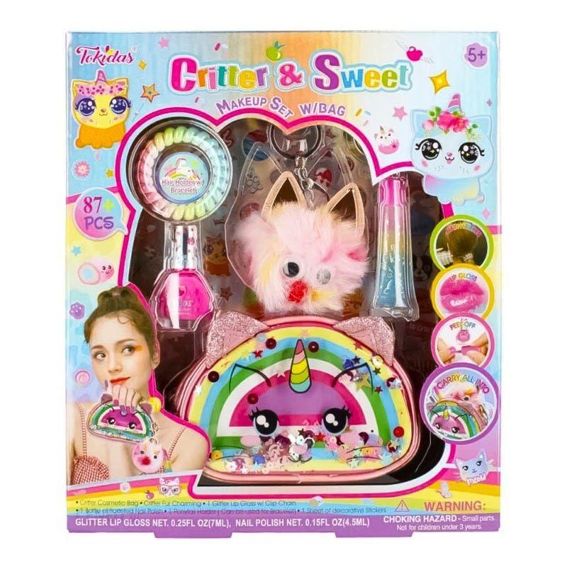 Critter & Sweet Makeup Set W/Bag