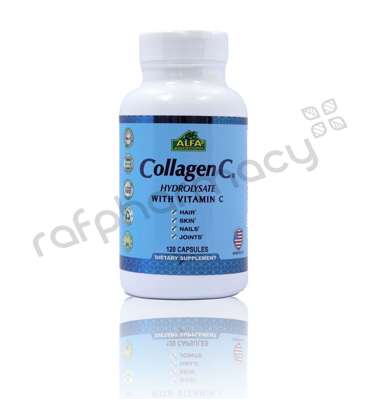 Alfa Collagen C With Vit C Cap'S 1X120'S