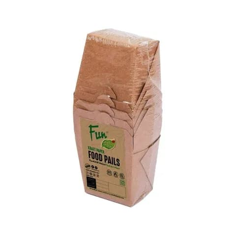 Fun Kraft Paper Noodle Box 16Oz 6 Pieces