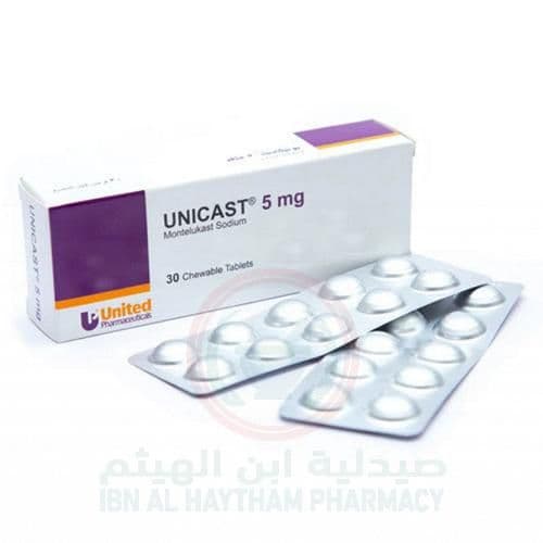 Unicast 5Mg Tablets 30'S