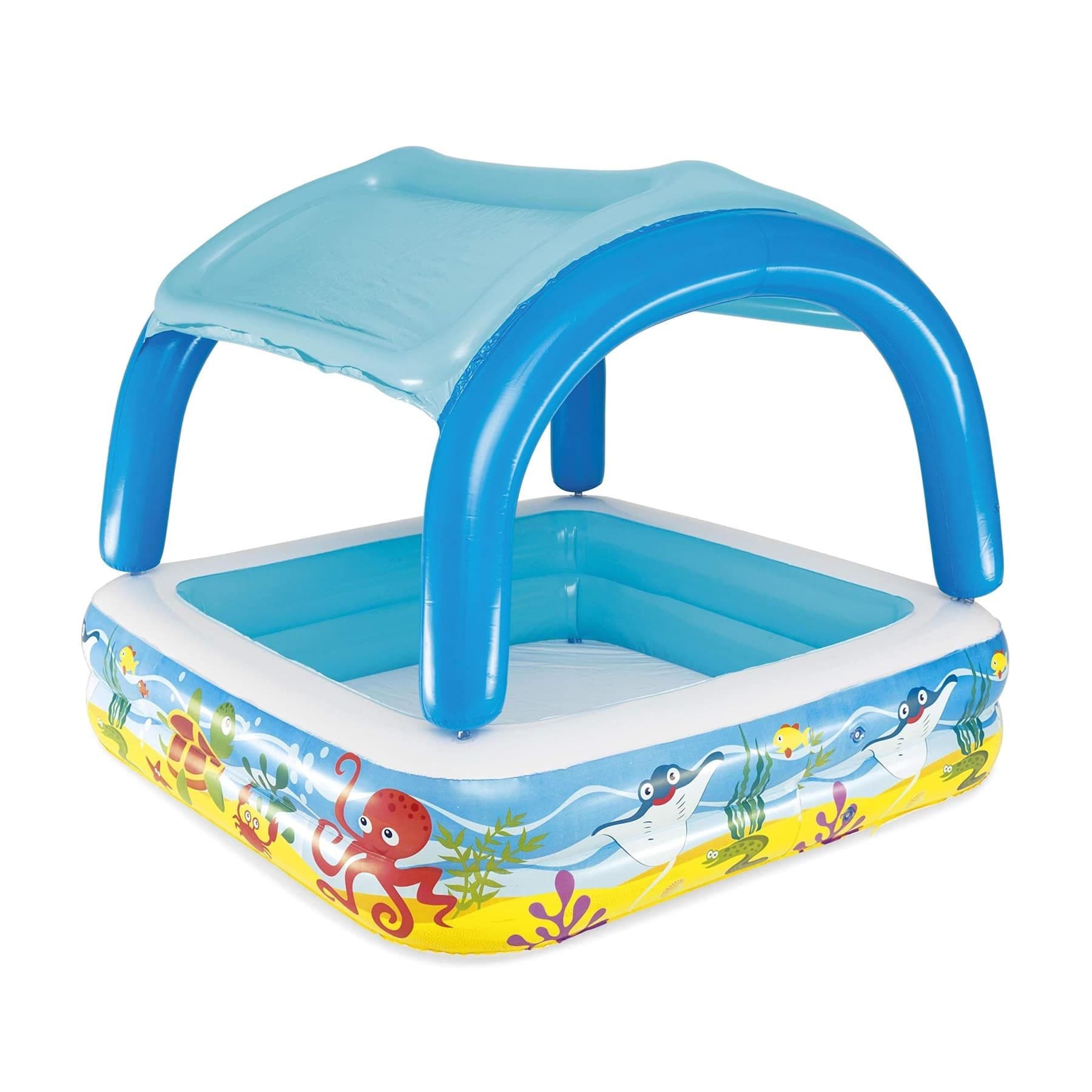 Bestway Play Pool With Canopy (1.4 X 1.4 X 1.14 M)