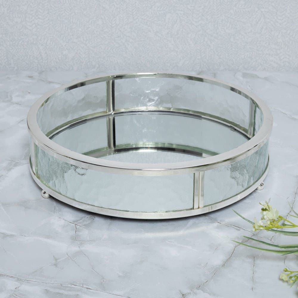 Maine Decor Tray, Silver - 35X7.5 Cm