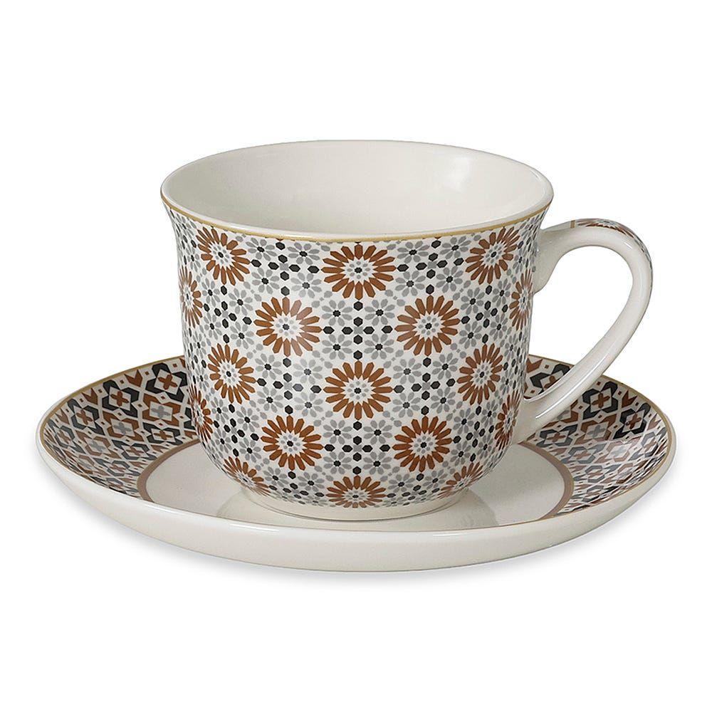 Geoethnic China Breakfast Cup, Multicolour - 400Ml