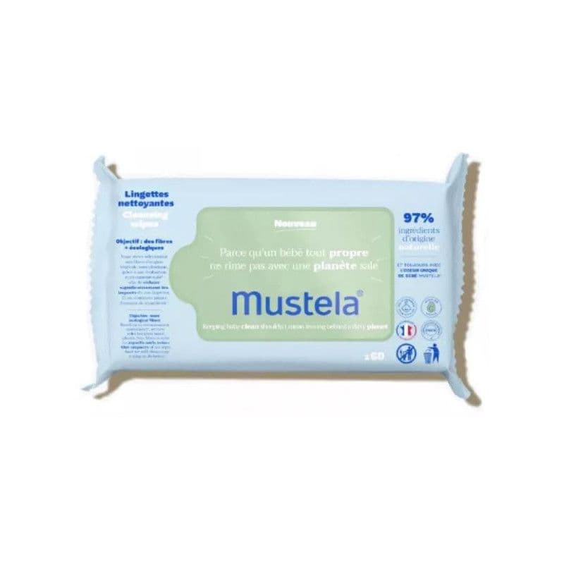 Mustela Cleansing Wipes 60's