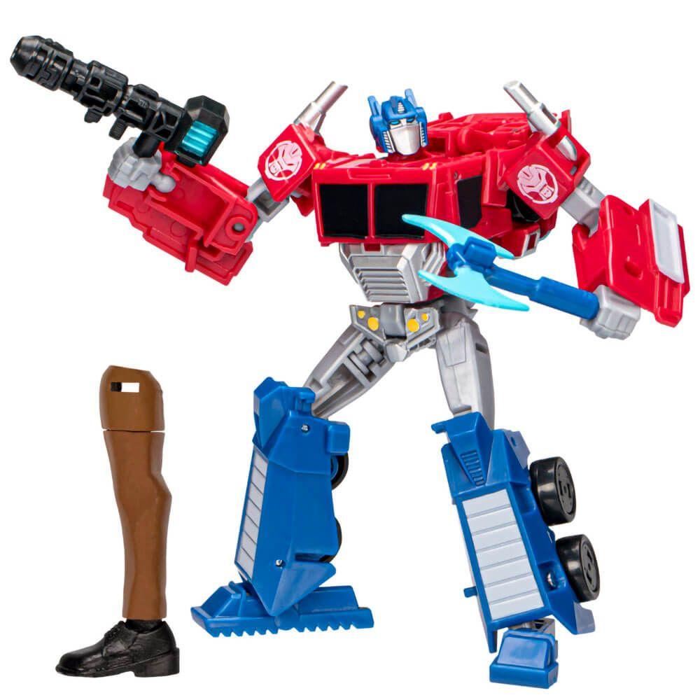 Transformers Earthspark Deluxe Optimus Prime Action Figure (12 Cm)