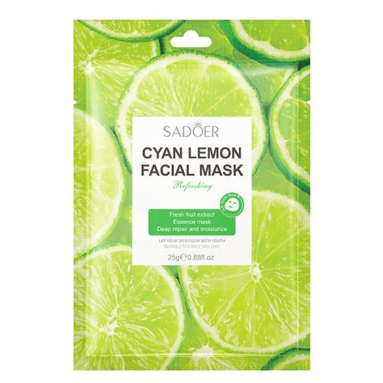 Cyan Lemon Facial Sheet Mask