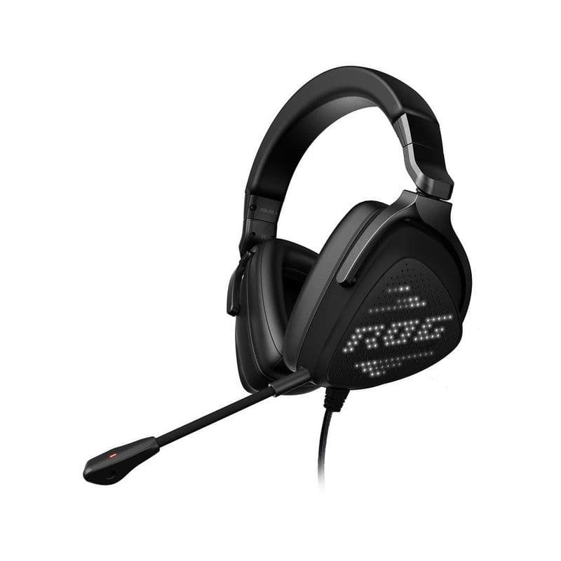 Asus Rog Delta S Animate Lightweight Usb-C Gaming Headset With Ai Noise-Canceling Mic