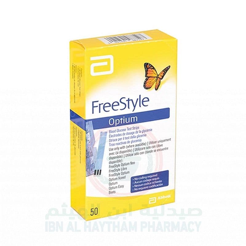 Free Style Optium Neo Glucose Strips 50'S