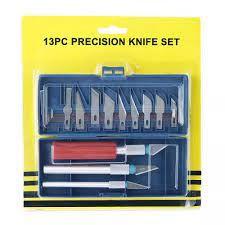 Stainless Steel 13 Piece Precision Knife Set