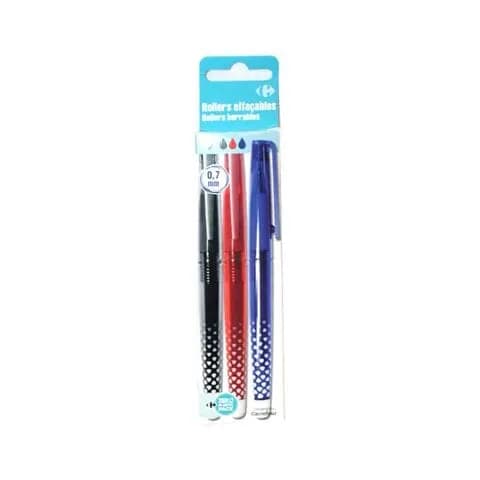 3 Assorted Erasable Rollers