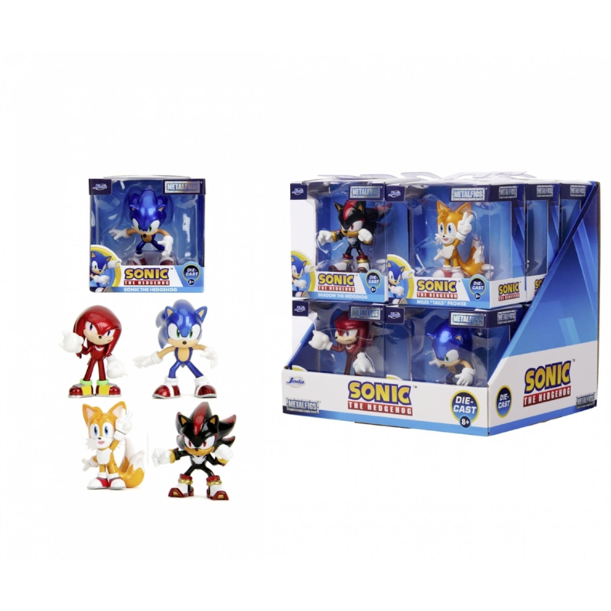 Jada Metalfigs Sonic The Hedgehog Die-Cast Figure (6.5 Cm, Assorted)