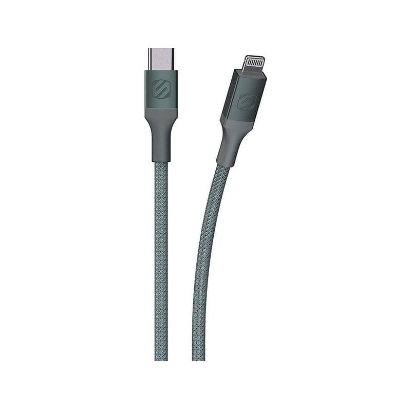 Scosche Usb-C To Lightning Midnight Green 8Ft Cable